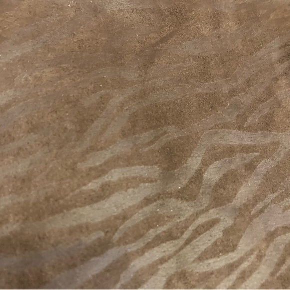 Ladies Brown Bon Worth Zebra Print Jacket - Picture 2 of 3